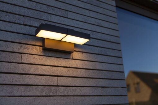 TWISTO Wall Dark Grey 3000K-4000K Architectural Modern Moveable Head Lutec – 1-T5116303118