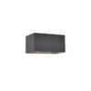 GEMINI Wall PIR Dark Grey 3000K (Warm White) Architectural Modern Moveable Head Lutec – 1-T5117101118