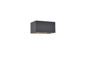 GEMINI Wall PIR Dark Grey 3000K (Warm White) Architectural Modern Moveable Head Lutec – 1-T5117101118