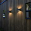 GEMINI Wall PIR Dark Grey 3000K (Warm White) Architectural Modern Moveable Head Lutec – 1-T5117101118