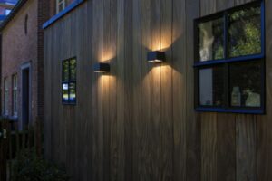 GEMINI Wall PIR Dark Grey 3000K (Warm White) Architectural Modern Moveable Head Lutec – 1-T5117101118