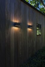GEMINI Wall PIR Dark Grey 3000K (Warm White) Architectural Modern Moveable Head Lutec – 1-T5117101118