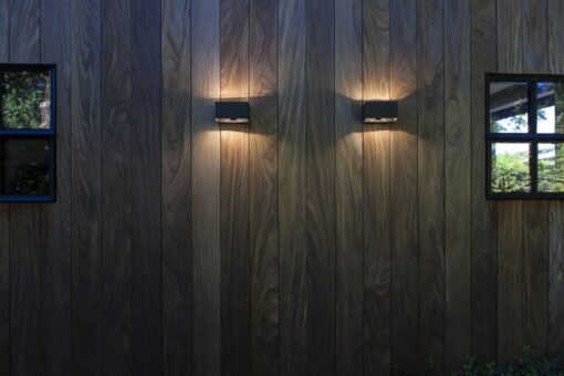 GEMINI Wall PIR Dark Grey 3000K (Warm White) Architectural Modern Moveable Head Lutec – 1-T5117101118