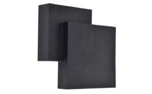 RIALTO Wall Up & Down Matt Black 3000K (Warm White) Architectural Modern Directed Light Lutec – 1-T5287901012