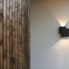 RIALTO Wall Up & Down Matt Black 3000K (Warm White) Architectural Modern Directed Light Lutec – 1-T5287901012