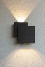RIALTO Wall Up & Down Matt Black 3000K (Warm White) Architectural Modern Directed Light Lutec – 1-T5287901012