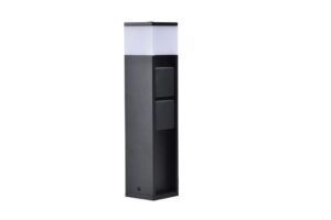 MAINS (not connected) Wall Dark Grey 3000K (Warm White) Architectural Modern Moveable Head Lutec – 1-T7202203012