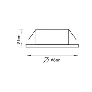 ΣΠΟΤ ΧΩΝΕΥΤΟ ΛΕΥΚΟ XFP 12V 20W ACA – AC.045XFPW