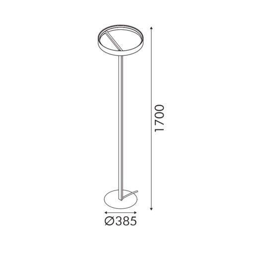 ROLLIE-ΦΩΤΙΣΤΙΚΟ ΔΑΠΕΔΟΥ ΑΜΜΩΔΕΣ ΛΕΥΚΟ ΑΛΟΥΜΙΝΙΟΥ LED SMD 43W DIMMABLE 2700K 2150LM IP20 385X1700MM ACA – CNF43WDIM