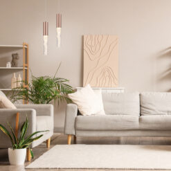 OASIS-ΦΩΤΙΣΤΙΚΟ ΚΡΕΜΑΣΤΟ ΧΑΛΚΙΝΟ ΑΛΟΥΜΙΝΙΟΥ LED COB 7W CCT 350LM IP20 50X50X1500MM ACA – CNP7PBRCCT