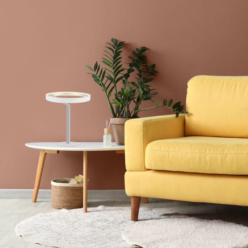 ROLLIE-ΦΩΤΙΣΤΙΚΟ ΕΠΙΤΡΑΠΕΖΙΟ ΑΜΜΩΔΕΣ ΛΕΥΚΟ ΑΛΟΥΜΙΝΙΟΥ LED SMD 29W DIMMABLE 2700K 1450LM IP20 385X485 ACA – CNT29WDIM