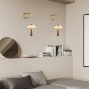 ASIAN-ΦΩΤΙΣΤΙΚΟ ΕΠΙΤΟΙΧΟ ΧΡΥΣΟ ΑΛΟΥΜΙΝΙΟΥ LED SMD 11W CCT 715LM IP20 164X222X400-700MM ACA – CNW11WGCCT