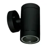 Φωτιστικό Σποτ Τοίχου 1xGU10 IP65 Μαύρο – ACA HI7032ABMS