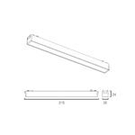 Sun Light ΦΩΤΙΣΤΙΚΑ-ΓΡΑΜΜΙΚΑ-ΜΑΓΝΗΤΙΚΗΣ ΡΑΓΑΣ-48V-ΜΑΥΡΟ ΧΡΩΜΑ-ARION-10FL-W
