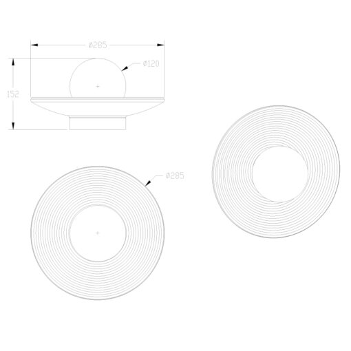Sun Light CIBLE – Τσιμεντένιο Επιτοίχιο Φωτιστικό – Απλίκα σε Γκρί Χρώμα