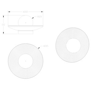 Sun Light CIBLE – Τσιμεντένιο Επιτοίχιο Φωτιστικό – Απλίκα στο Χρώμα του Άργιλου