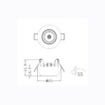 Sun Light ΣΠΟΤ ΦΩΤΙΣΤΙΚΟ ΗΜΙΧΩΝΕΥΤΟ-ΚΩΔ. CONO-55