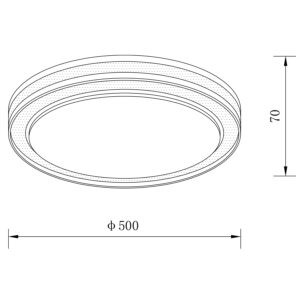 Sun Light ΟΡΟΦΗΣ ΦΩΤΙΣΤΙΚΟ LED-ΠΛΑΦΟΝΙΕΡΑ-ΚΩΔ. EVE-50
