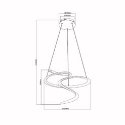 Sun Light ΠΟΛΥΦΩΤΟ-ΚΡΕΜΑΣΤΟ ΦΩΤΙΣΤΙΚΟ LED-ΚΩΔ. FLORA-600
