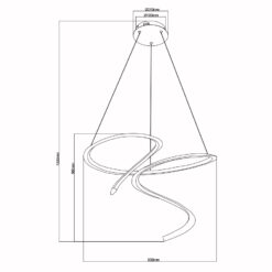 Sun Light ΠΟΛΥΦΩΤΟ-ΚΡΕΜΑΣΤΟ ΦΩΤΙΣΤΙΚΟ LED-ΚΩΔ. FLORA-800