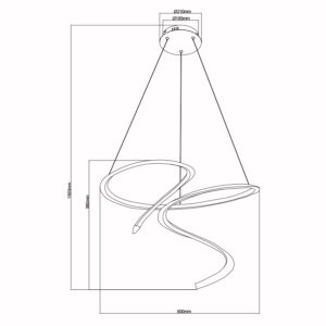 Sun Light ΠΟΛΥΦΩΤΟ-ΚΡΕΜΑΣΤΟ ΦΩΤΙΣΤΙΚΟ LED-ΚΩΔ. FLORA-800