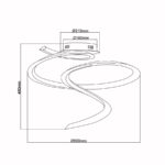 Sun Light ΦΩΤΙΣΤΙΚΟ ΟΡΟΦΗΣ  LED-ΚΩΔ. FLORA-C