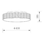 Sun Light ΟΡΟΦΗΣ ΦΩΤΙΣΤΙΚΟ LED-ΠΛΑΦΟΝΙΕΡΑ-ΚΩΔ. FORTE-40-BK