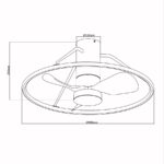 Sun Light HAUT – Ανεμιστήρας Οροφής με Φως και Τηλεχειριστήριο
