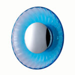 Sun Light IRIDA – Γυάλινο Επιτοίχιο Φωτιστικό – Απλίκα σε Μπλε Χρώμα