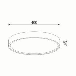 Sun Light ΟΡΟΦΗΣ ΦΩΤΙΣΤΙΚΟ LED-ΠΛΑΦΟΝΙΕΡΑ-ΚΩΔ. KARMEN-40