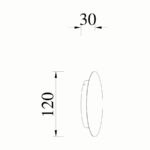 Sun Light LORRA – Επιτοίχιο Φωτιστικό – Απλίκα Φύλλο Χρυσού