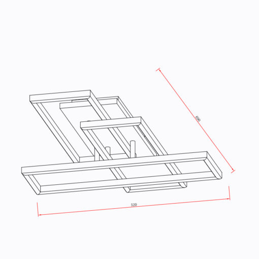 Sun Light ΠΟΛΥΦΩΤΟ-ΟΡΟΦΗΣ ΦΩΤΙΣΤΙΚΟ LED-ΚΩΔ. MAROC-60SQ