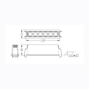Sun Light ΣΠΟΤ ΦΩΤΙΣΤΙΚΟ-ΧΩΝΕΥΤΟ-ΓΡΑΜΜΙΚΟ-ΚΩΔ. MOLTO-122