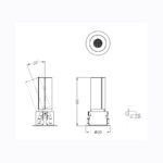 Sun Light ΣΠΟΤ ΦΩΤΙΣΤΙΚΟ ΧΩΝΕΥΤΟ-ΚΩΔ. OGIO-25-D