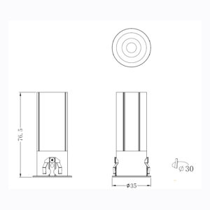 Sun Light ΣΠΟΤ ΦΩΤΙΣΤΙΚΟ ΧΩΝΕΥΤΟ-ΚΩΔ. OGIO-30