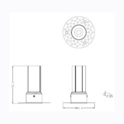 Sun Light ΣΠΟΤ ΦΩΤΙΣΤΙΚΟ ΧΩΝΕΥΤΟ-ΚΩΔ. OGIO-30-T