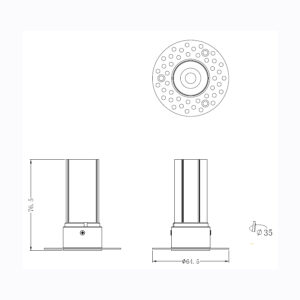 Sun Light ΣΠΟΤ ΦΩΤΙΣΤΙΚΟ ΧΩΝΕΥΤΟ-ΚΩΔ. OGIO-30-T
