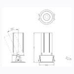Sun Light ΣΠΟΤ ΦΩΤΙΣΤΙΚΟ ΧΩΝΕΥΤΟ-ΚΩΔ. OGIO-45-D