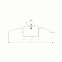 Sun Light ORBAN – Γύψινο Επιτοίχιο Φωτιστικό – Απλίκα σε Λευκό Χρώμα