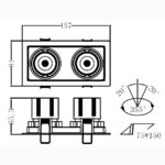 Sun Light ΣΠΟΤ ΦΩΤΙΣΤΙΚΟ ΧΩΝΕΥΤΑ-ΚΩΔ. RIVA-2