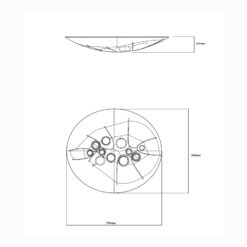 Sun Light ΟΡΟΦΗΣ ΦΩΤΙΣΤΙΚΟ LED-ΠΛΑΦΟΝΙΕΡΑ-ΚΩΔ. SELENE-R-BK