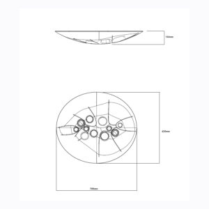 Sun Light ΟΡΟΦΗΣ ΦΩΤΙΣΤΙΚΟ LED-ΠΛΑΦΟΝΙΕΡΑ-ΚΩΔ. SELENE-R-BK