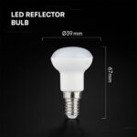 2.9W LED Bulb E14 R39 Plastic CREE CHIP 6400K V-TAC 21212-6VT