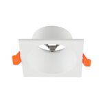 GU10 Fitting Aluminum Deep Anti Glare Square White V-TAC 24224VT