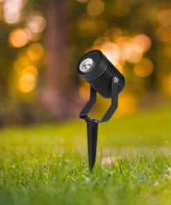 Φωτιστικό Σποτ Κήπου Καρφωτό Αλουμινίου GU10 Μαύρο IP65 V-TAC 24227VT