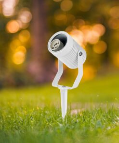 Φωτιστικό Σποτ Κήπου Καρφωτό Αλουμινίου GU10 Λευκό IP65 V-TAC 24228VT