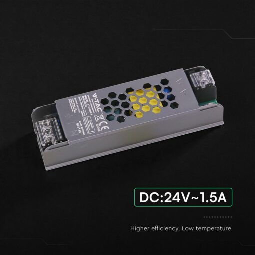 Τροφοδοτικό για LED 36W 24V IP20 Μεταλλικό V-TAC 24235VT