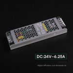 SLIM Power Supply – 150W 24V 6.25A IP20 V-TAC 24239VT