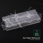 Τροφοδοτικό V-TAC για LED 60W 24V 12.5A IP67 Αδιάβροχο Μεταλλικό 24244VT
