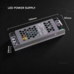 SLIM Power Supply – 60W 12V 5A IP20 V-TAC 24255VT